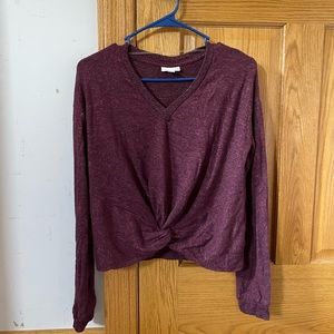 So Purple Knit Sweater